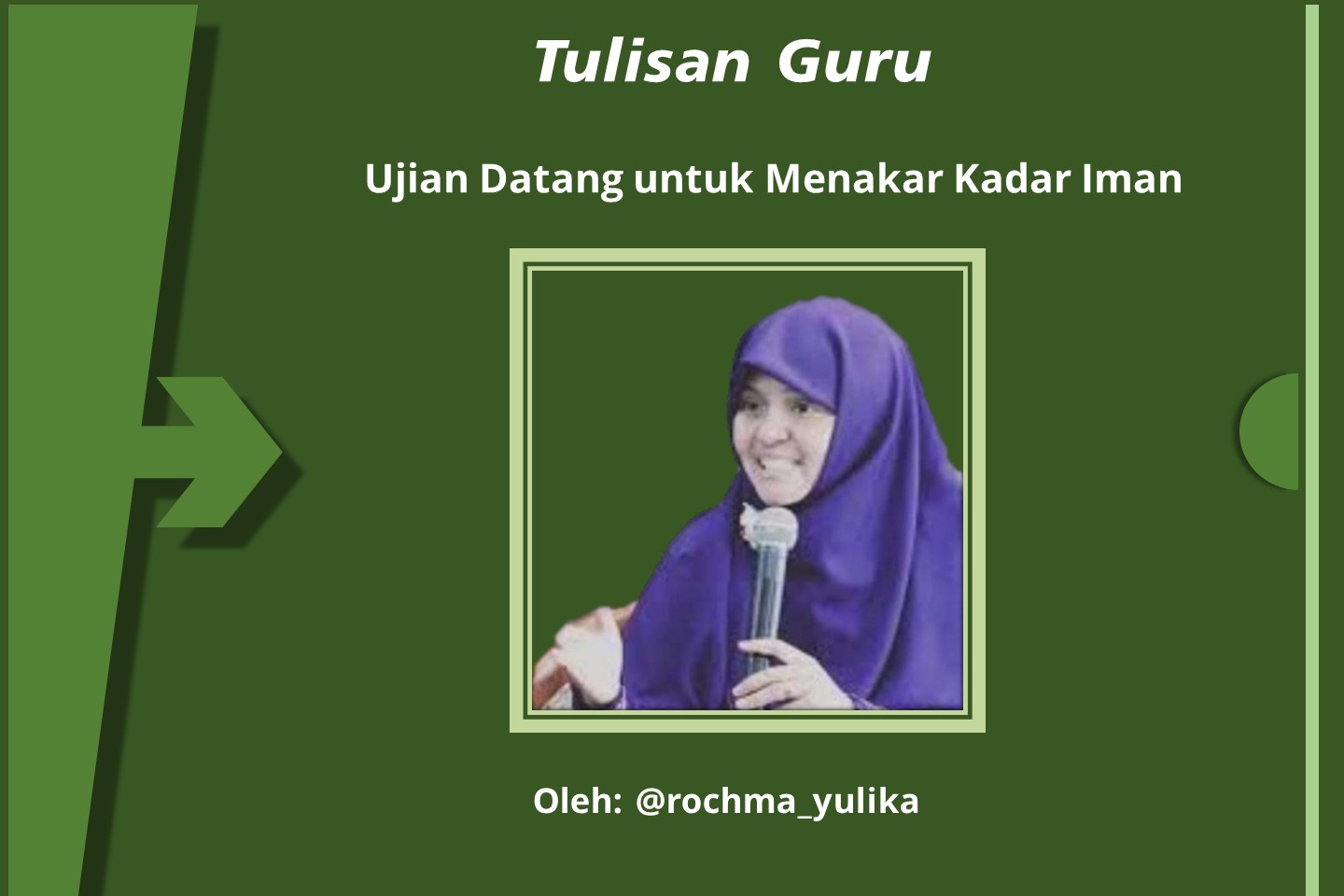 You are currently viewing Ujian Datang untuk Menakar Kadar Iman