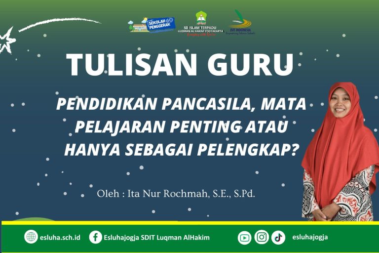 Read more about the article PENDIDIKAN PANCASILA, MATA PELAJARAN PENTING ATAU HANYA SEBAGAI PELENGKAP?