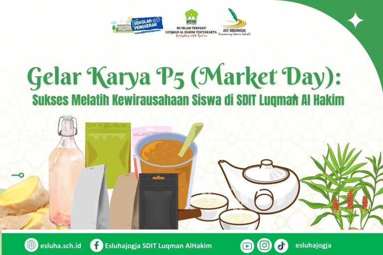Read more about the article Gelar Karya P5 ( Market Day) : Sukses Melatih Kewirausahaan Siswa di SDIT Luqman Al Hakim