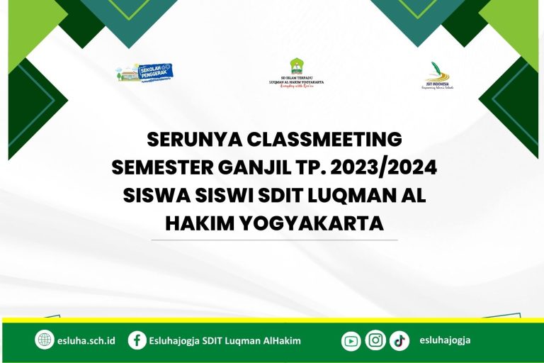 Read more about the article SERUNYA CLASSMEETING SEMESTER GANJIL TP. 2023/2024 SISWA SISWI SDIT LUQMAN AL HAKIM YOGYAKARTA