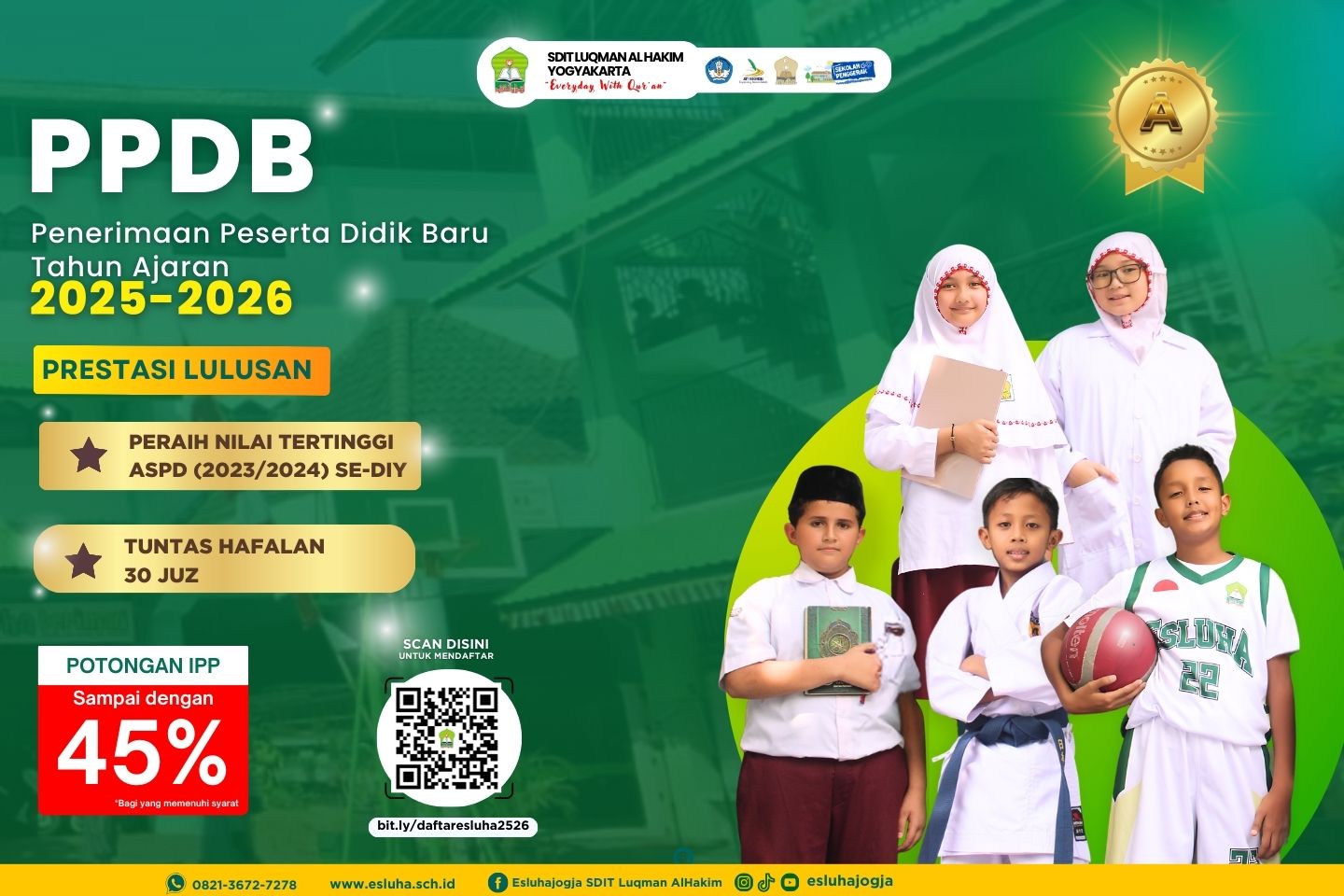You are currently viewing PPDB SDIT Luqman Al Hakim Yogyakarta TP. 2025/2026