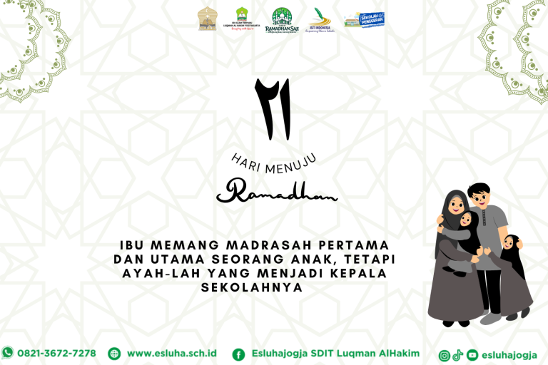 Read more about the article Ibu Madrasah Pertama Anak, Ayah Kepala Sekolahnya: Analogi Pendidikan dalam Keluarga