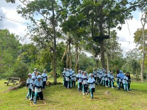 Read more about the article KESERUAN OUTBOND SISWA KELAS 1 SDIT LUQMAN AL HAKIM BELAJAR DENGAN ALAM  DI LOR SAMBI